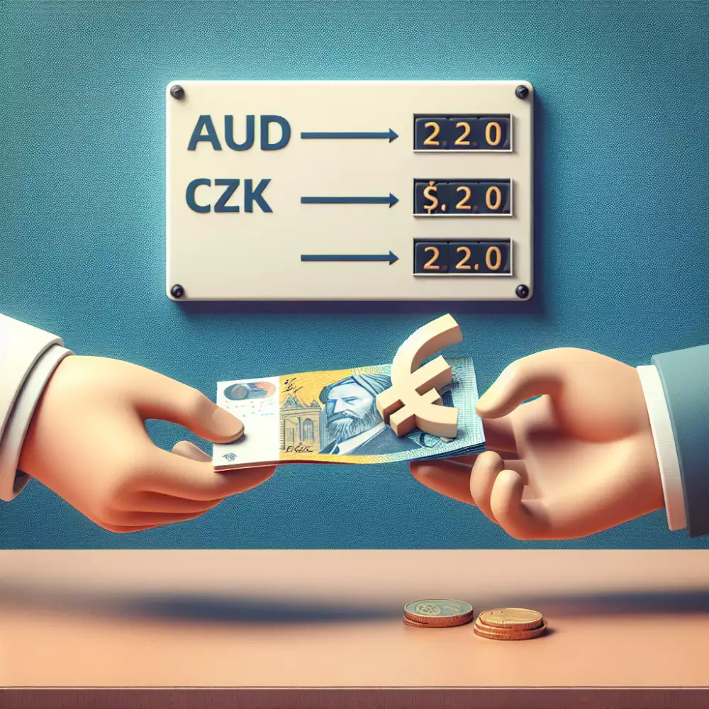 aud to czk